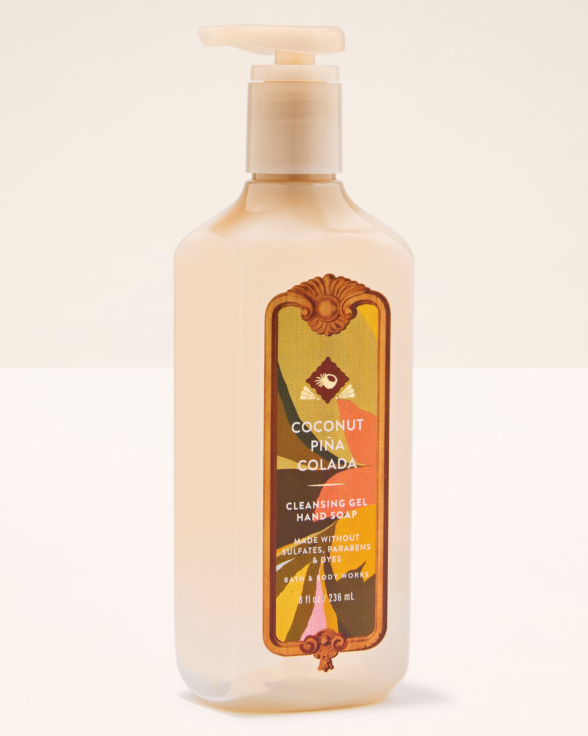 Bath & Body Works Cleansing Gel Hand Soap, Coconut Pina Colada 236 mL