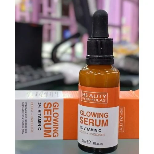 Beauty Formulas 2% Vitamin C Boost + Invigorate Glowing Face Serum, 30ml