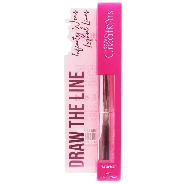 Beauty Creations Draw The Line Liquid Black Waterproof Eyeliner - Image 3