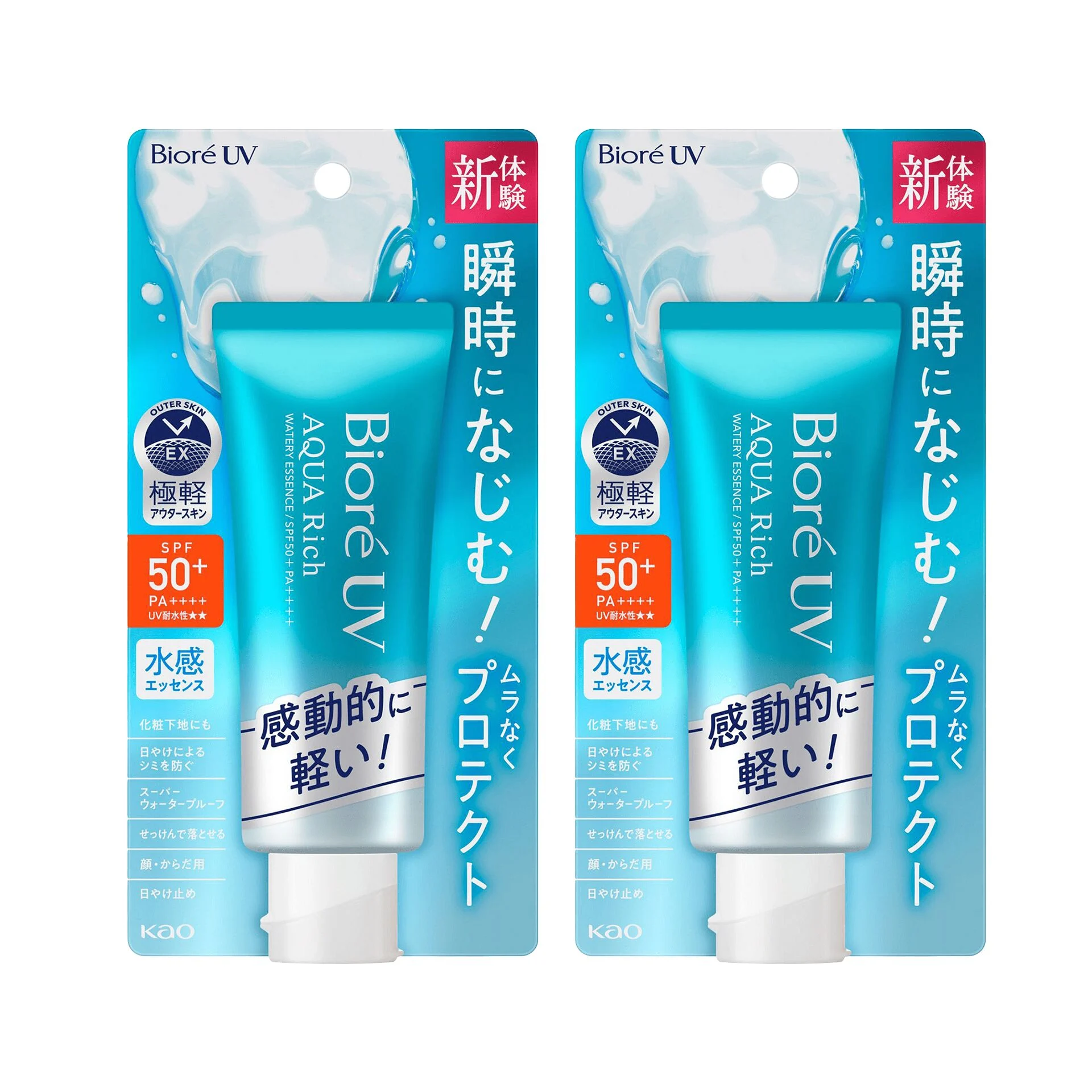 Biore UV Aqua Rich Watery Essence Sunscreen SPF 50+ PA++++ 70g