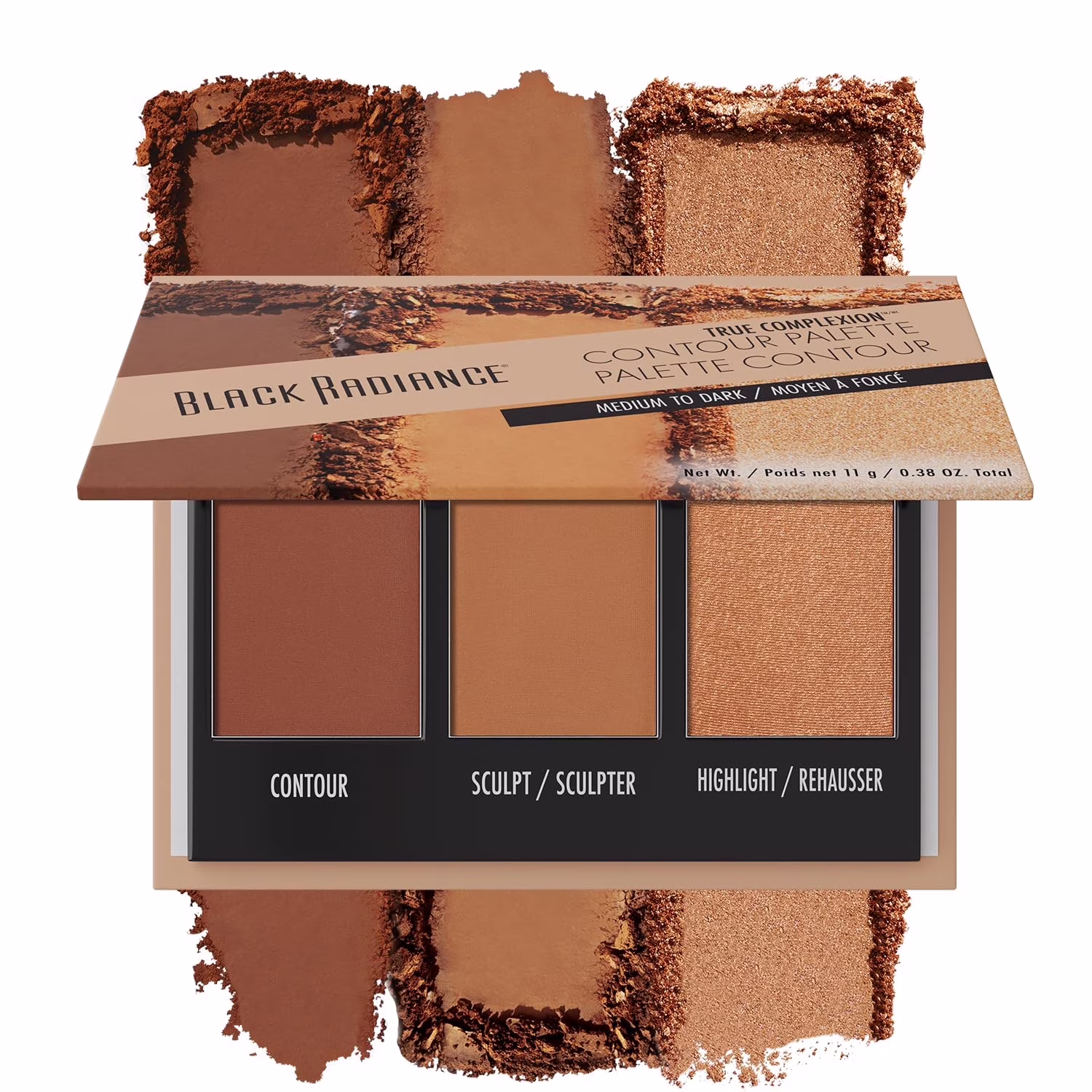 Black Radiance True Complexion Contour Palette - Medium to Dark