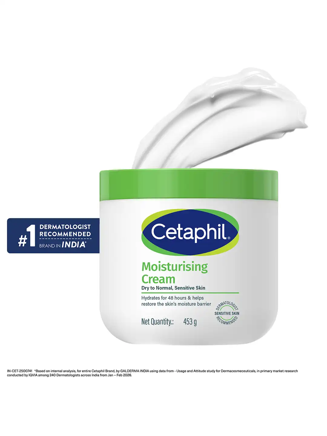 Cetaphil Moisturising Cream - 450g - Image 3