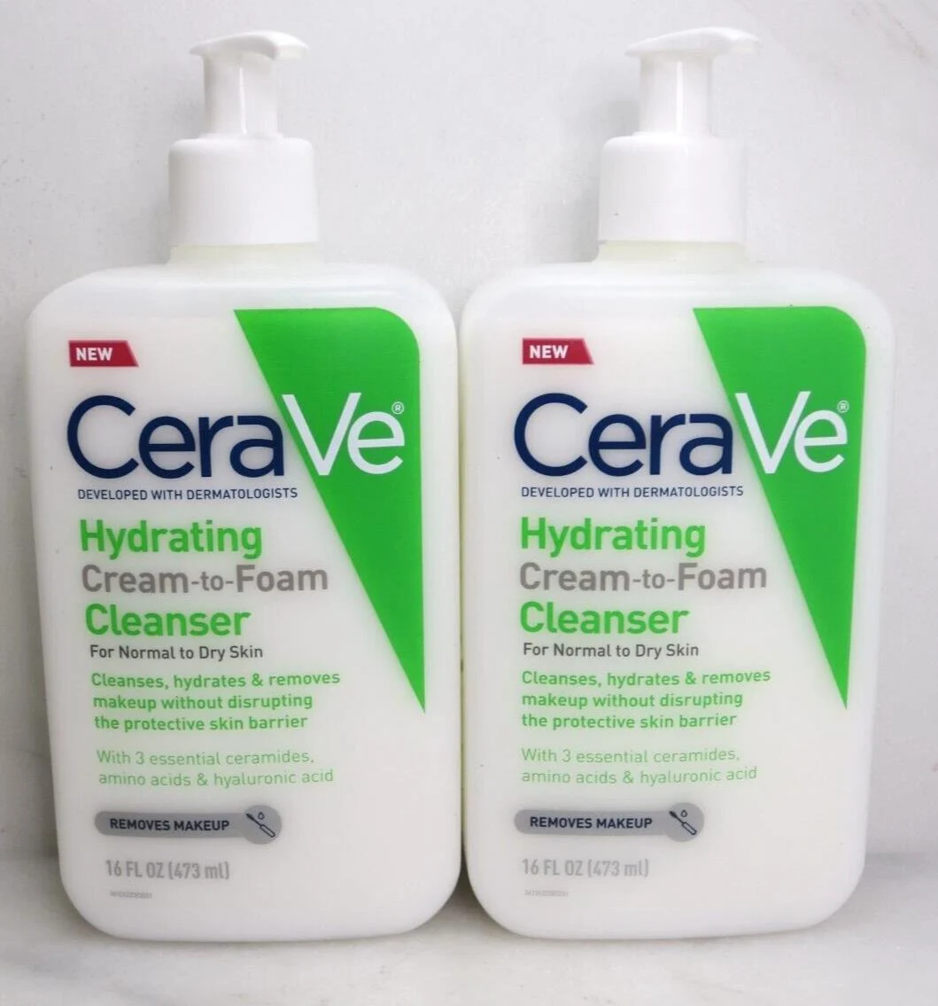 Cerave Hydrating Cream-To-Foam Cleanser - 16oz