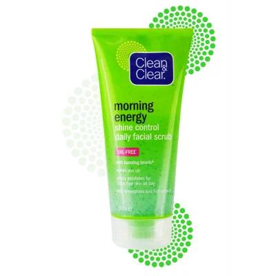 Clean & Clear Morning Energy Shine Control Daily Face Scrub - 150mL