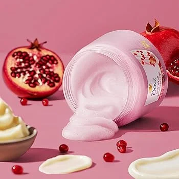 Dove, Body Scrub, Pomegranate Seeds & Shea Butter - 15oz - Image 2