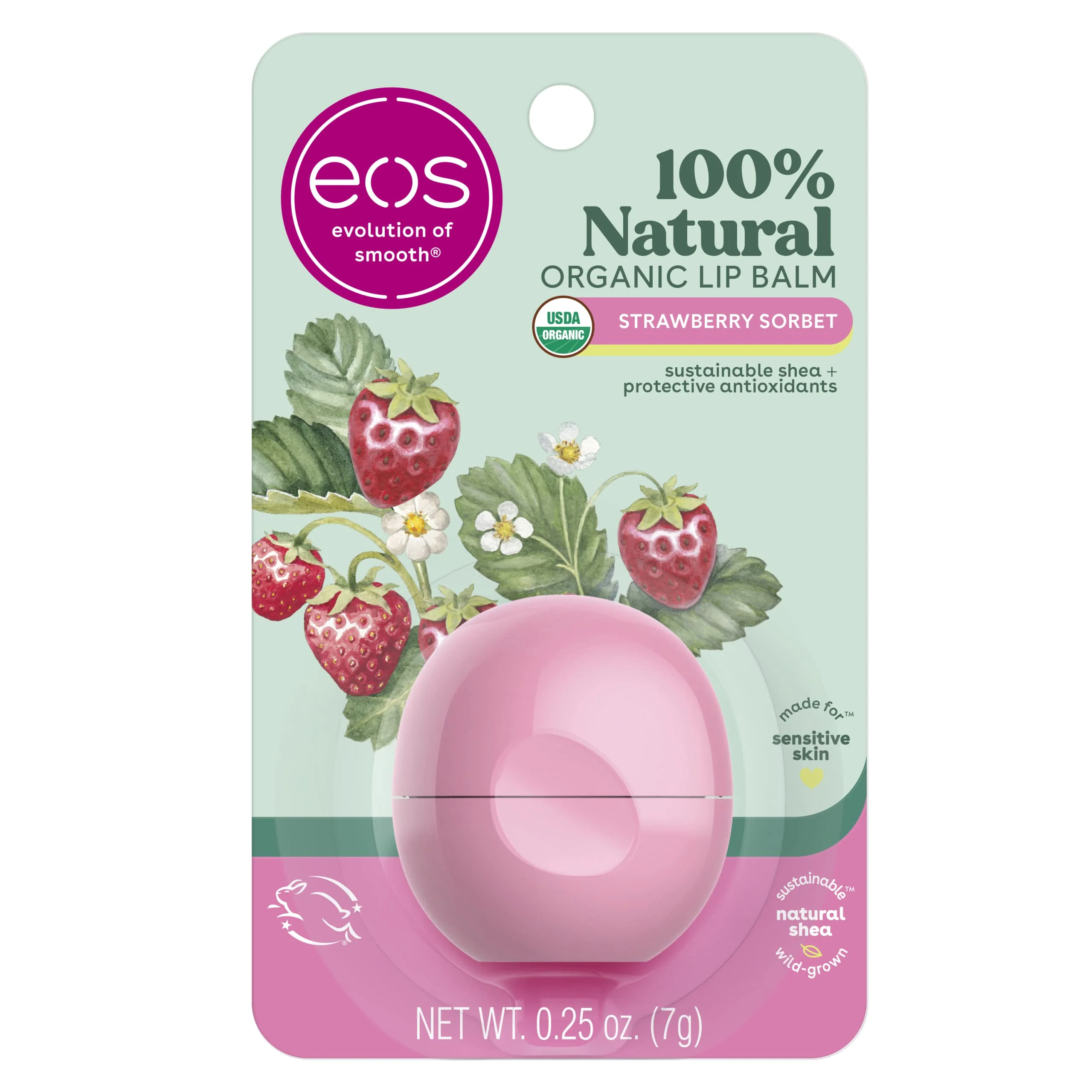 EOS 100% natural organic lip balm