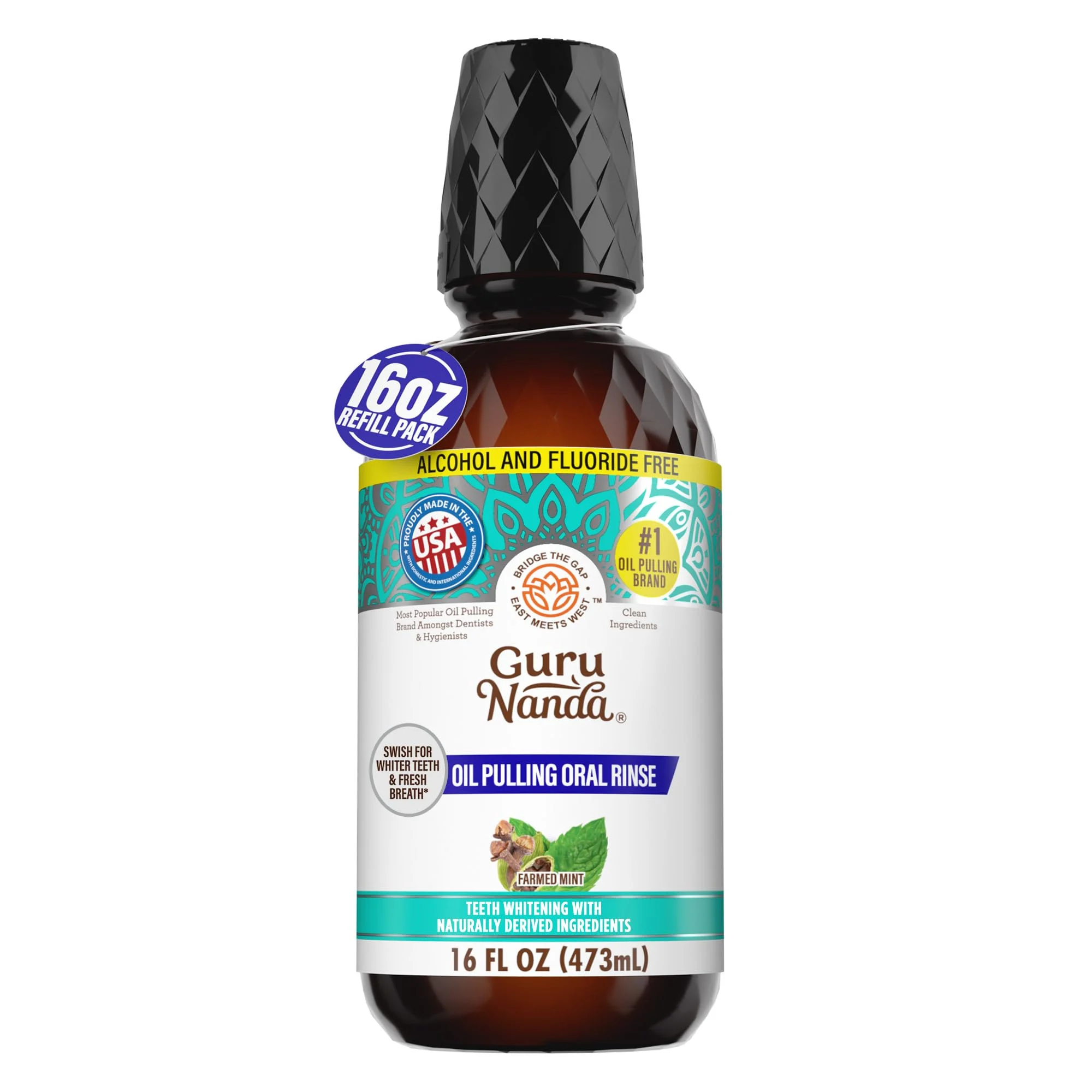 Guru Nanda Oil Pulling Oral Rinse - 473ml