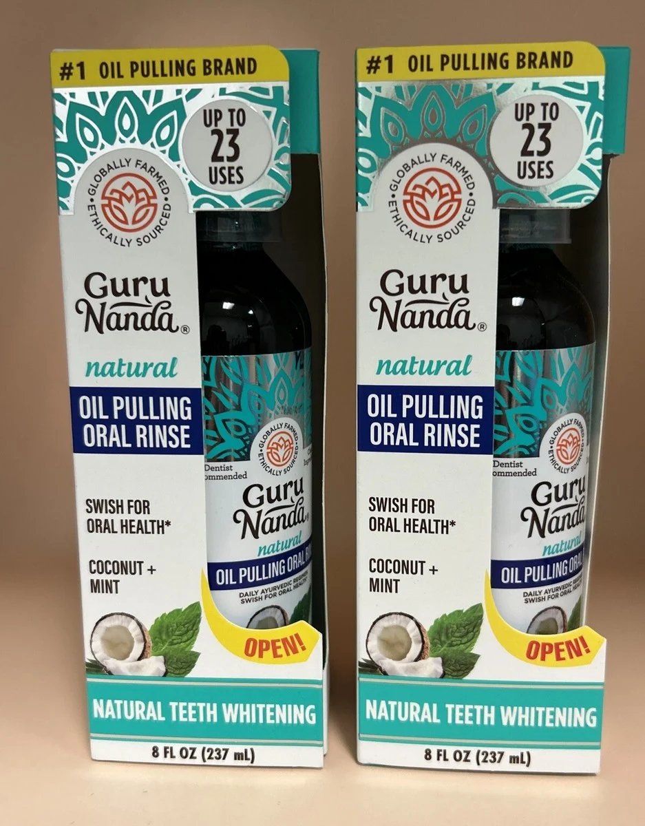 GuruNanda Natural Oil Pulling Oral Rinse - 237ml