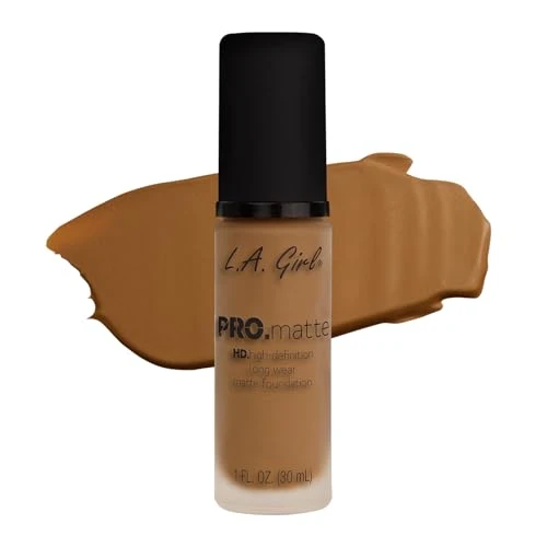 L.A. Girl Pro Matte HD Longwear Matte Foundation Caramel (GLM681)