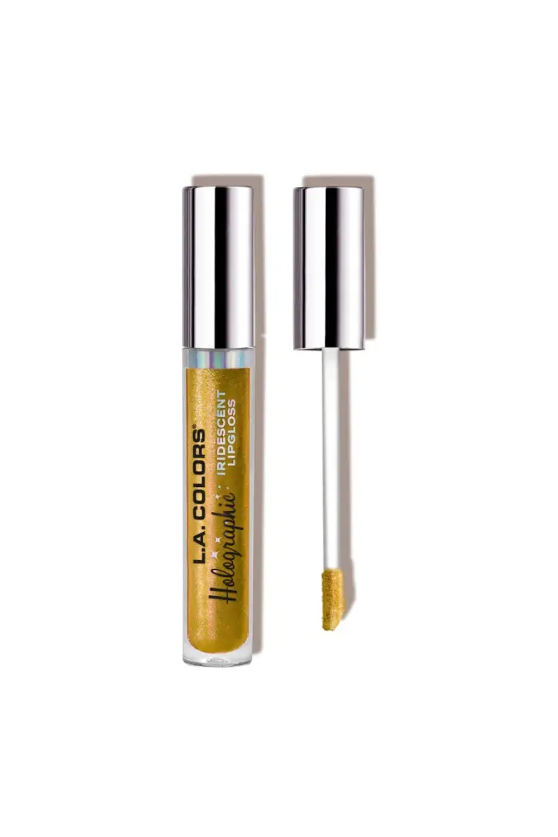 L.A. COLORS Holographic Iridescent Lipgloss in Gold Rush (CLG422)