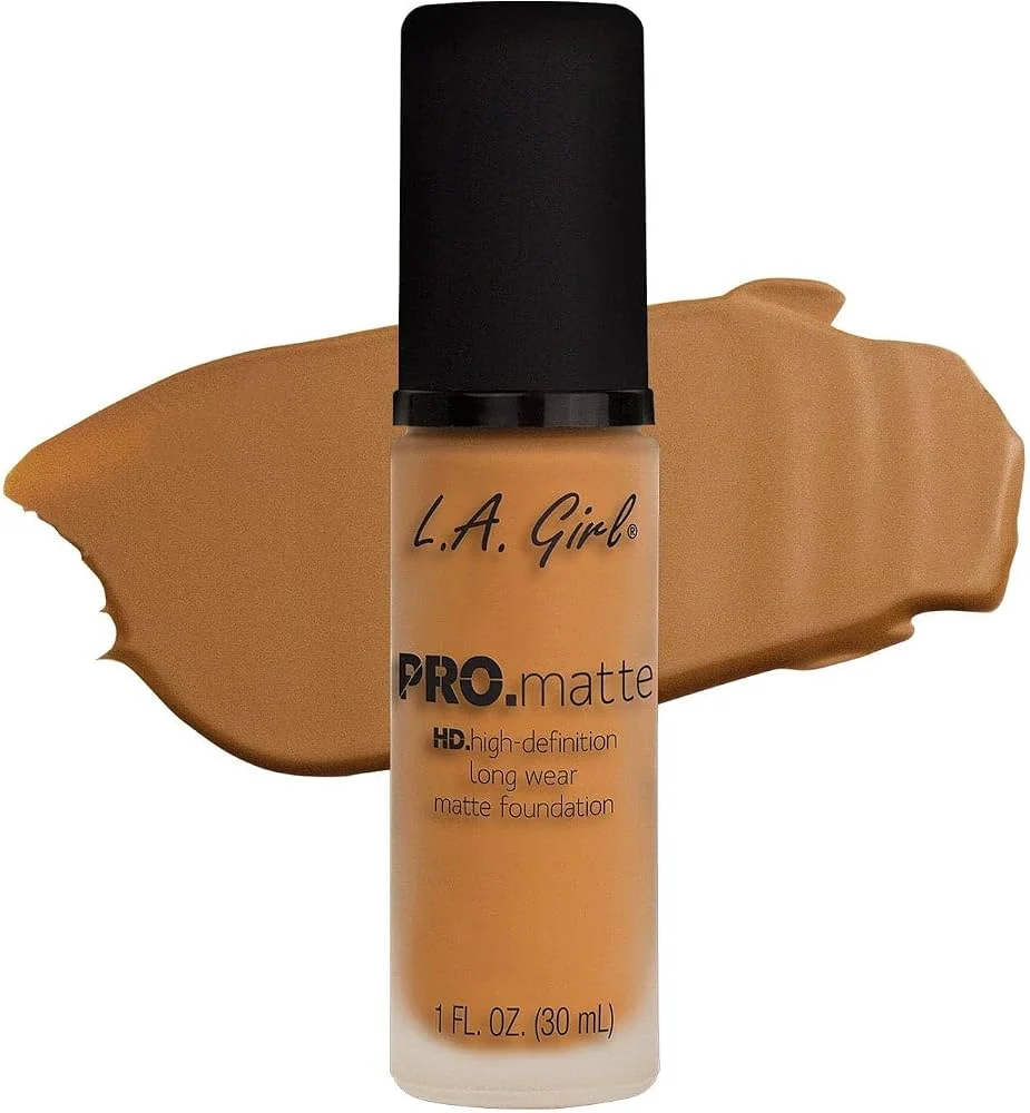 L.A. Girl Pro Matte HD Long Wear Matte Foundation GLM680 Golden Bronze