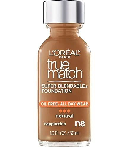 L'Oréal Paris True Match Super-Blendable Liquid Foundation in Cappuccino N8