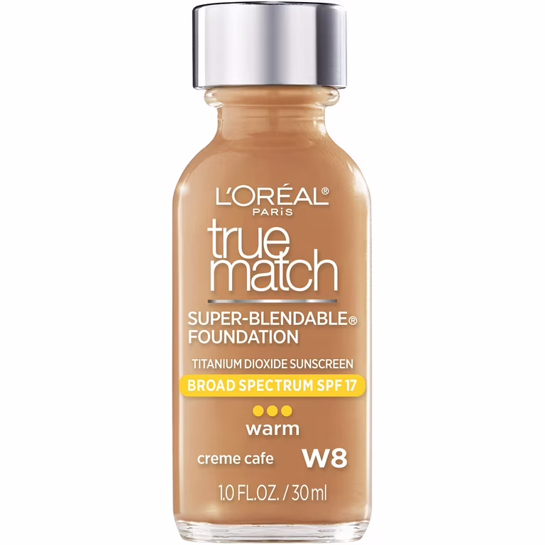 L'Oréal Paris True Match Super-Blendable Foundation in Crème Café (W8)