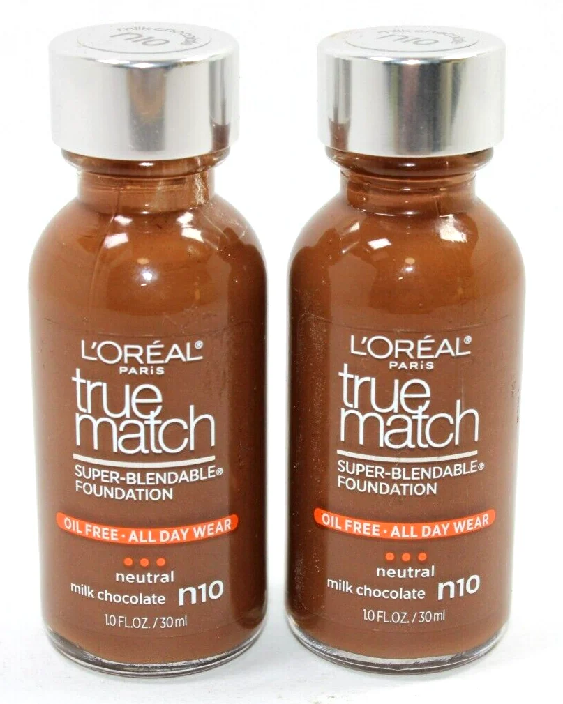 L'Oréal Paris True Match Super-Blendable Foundation in N10 Milk Chocolate