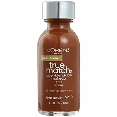 L'Oreal Paris True Match Super-Blendable Foundation W10 Deep Golden