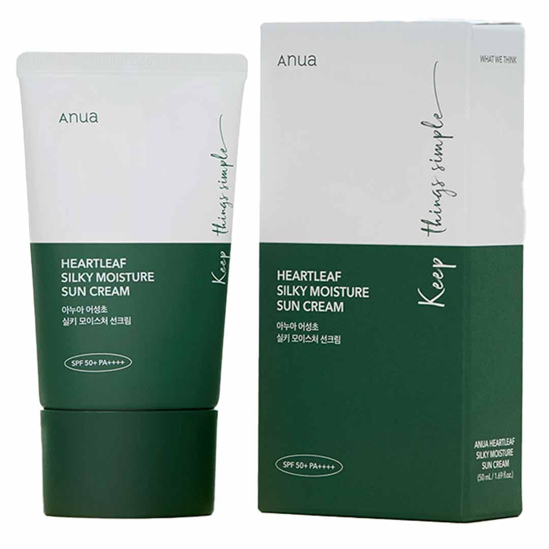 Anua Heartleaf Silky Moisture Sun Cream 50ml