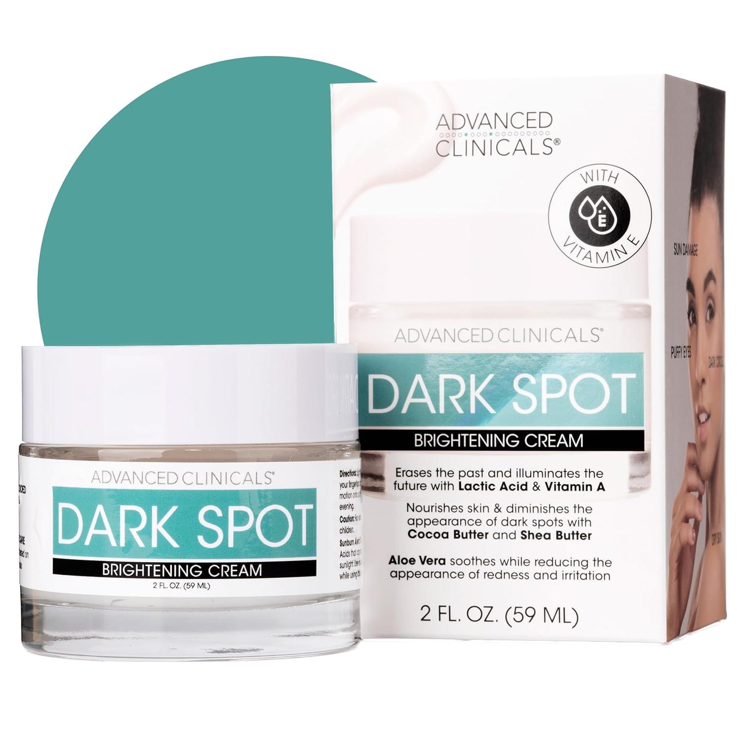 Advanced Clinicals Dark Spot Brightening Cream - 59ml