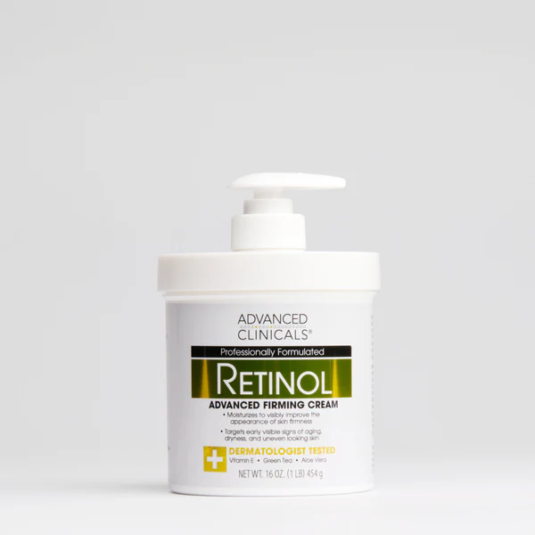 Advanced Clinicals Retinol Firming Body Cream - 16oz