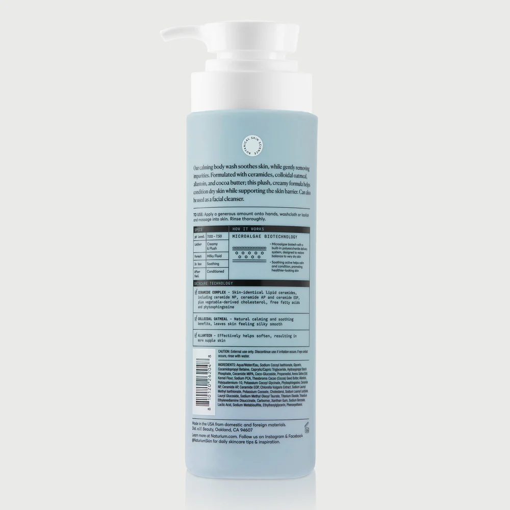 Naturium The Calmer Ceramide Body Wash 500ml - Image 2