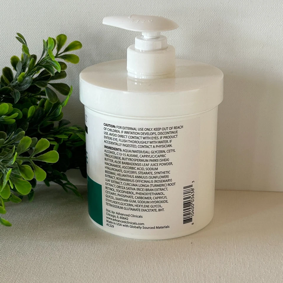Advanced Clinicals Retinol + Niacinamide Firming Body Cream - 15oz - Image 3
