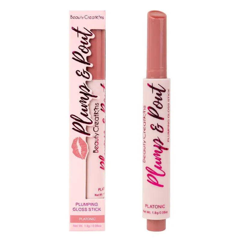 Beauty Creations Plump & Pout Plumping Gloss Stick In Platonic