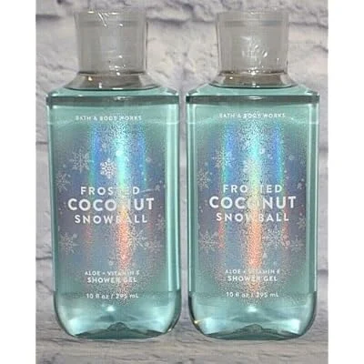 Bath & Body Works Frosted Coconut Snowball Body Wash 10oz