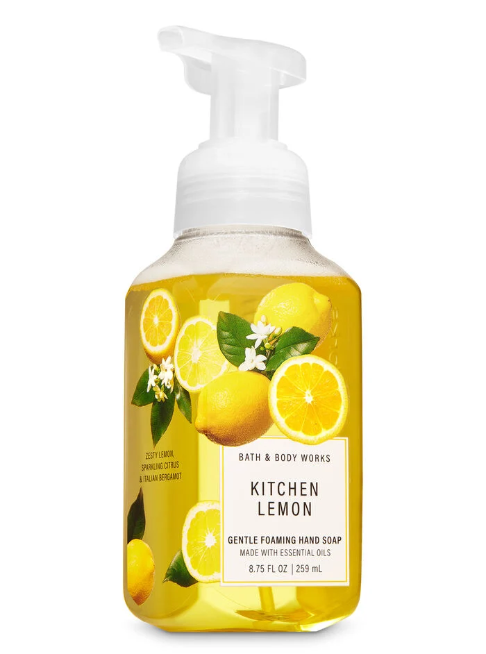 Bath & Body Works Kitchen Lemon Gentle & Clean Foaming Hand Soap, 259 ml
