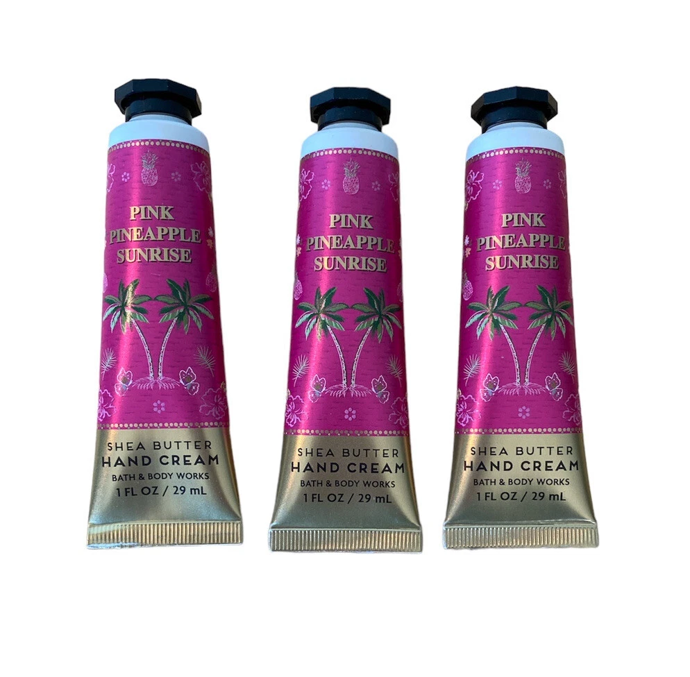 Bath & Body Works Costa Rica Pink Pineapple Sunrise Shea Butter Hand Cream 1oz