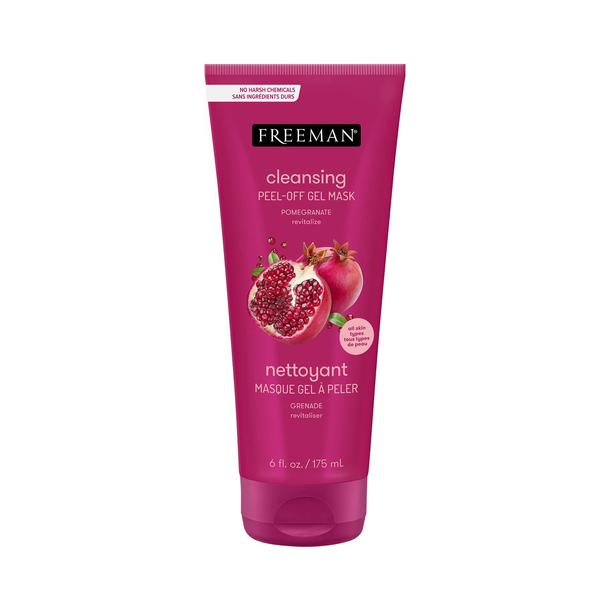 Freeman Revitalizing Pomegranate Peel-Off Gel Mask - 6oz - Image 3