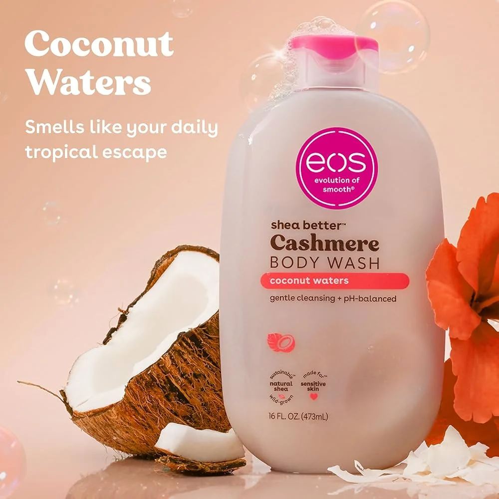 EOS Shea Better Cashmere Body Wash Coconut Waters - 16oz