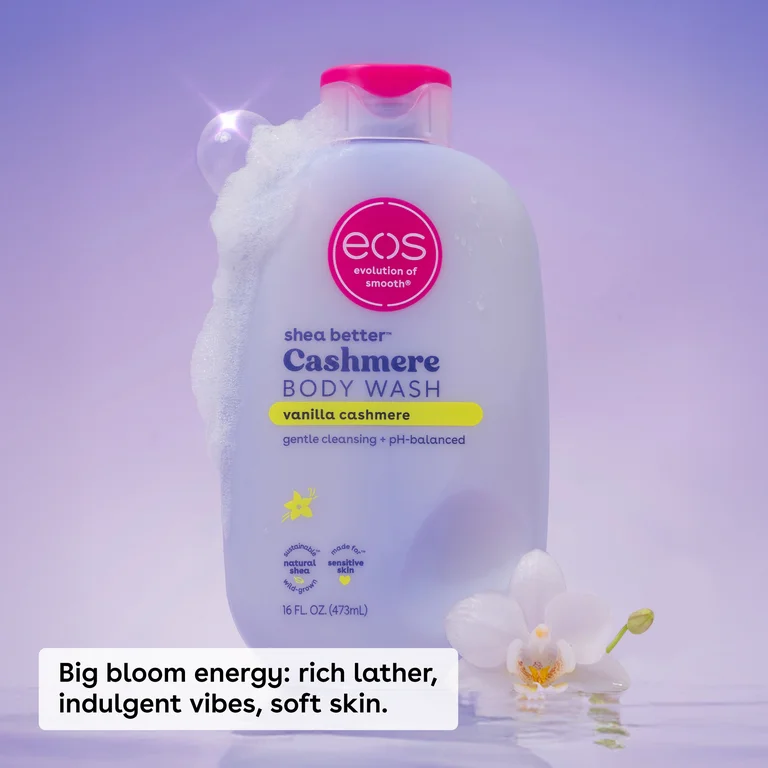 EOS Vanilla Cashmere, Moisturizing Body Wash - 16oz