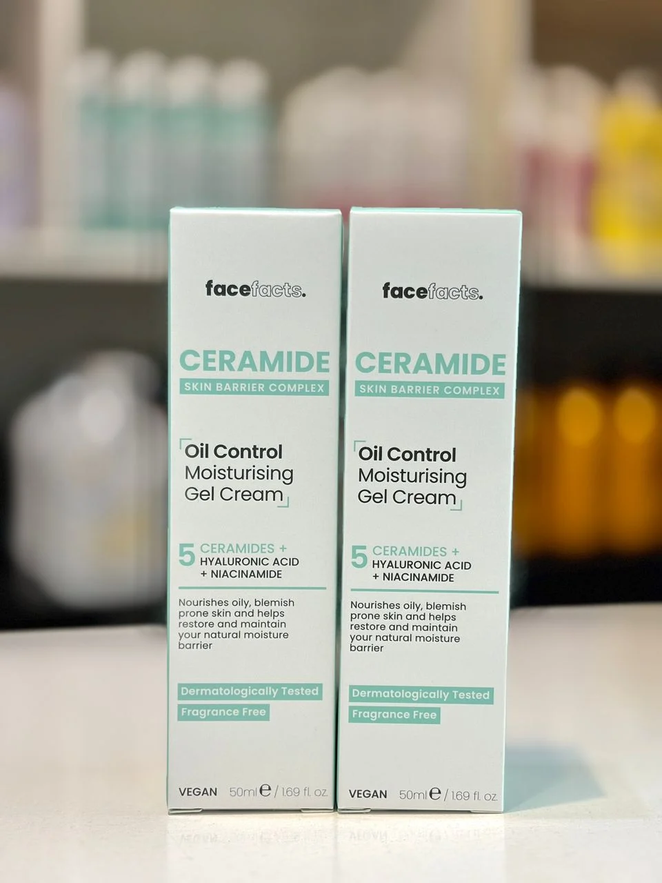 Face Facts Ceramide Oil Control Moisturising Gel Cream 50ml - Image 2