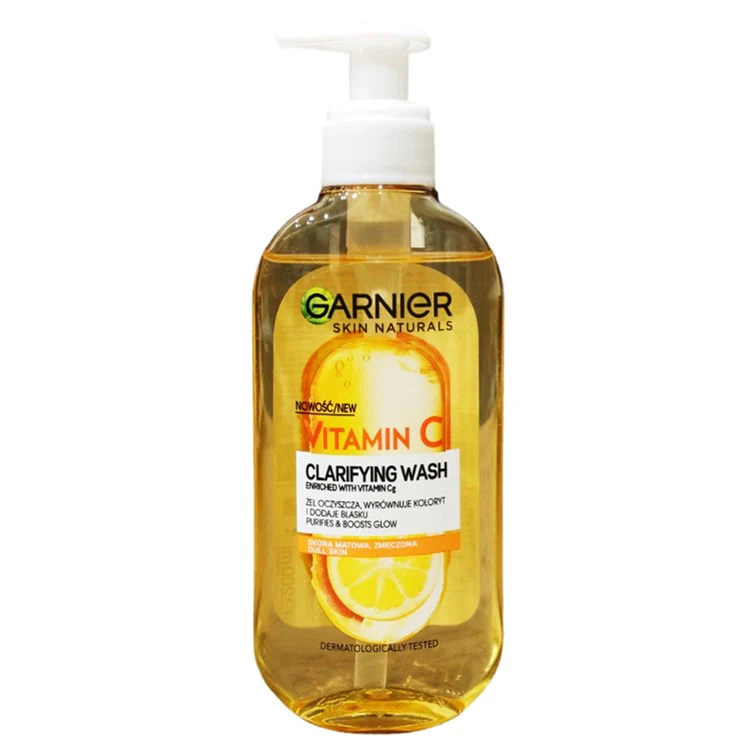 Garnier SkinActive Vitamin C Clarifying Wash - 200ml