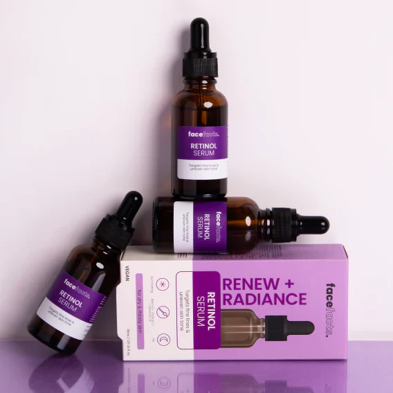 Face Facts Renew & Radiance Retinol Facial Serum - 30ml