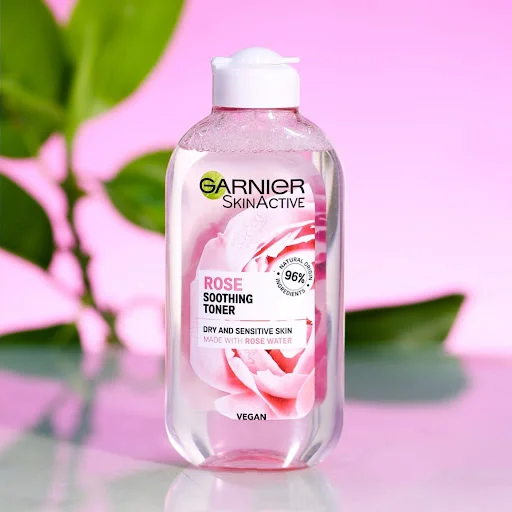 Garnier SkinActive Rose Soothing Toner - 200ml - Image 3