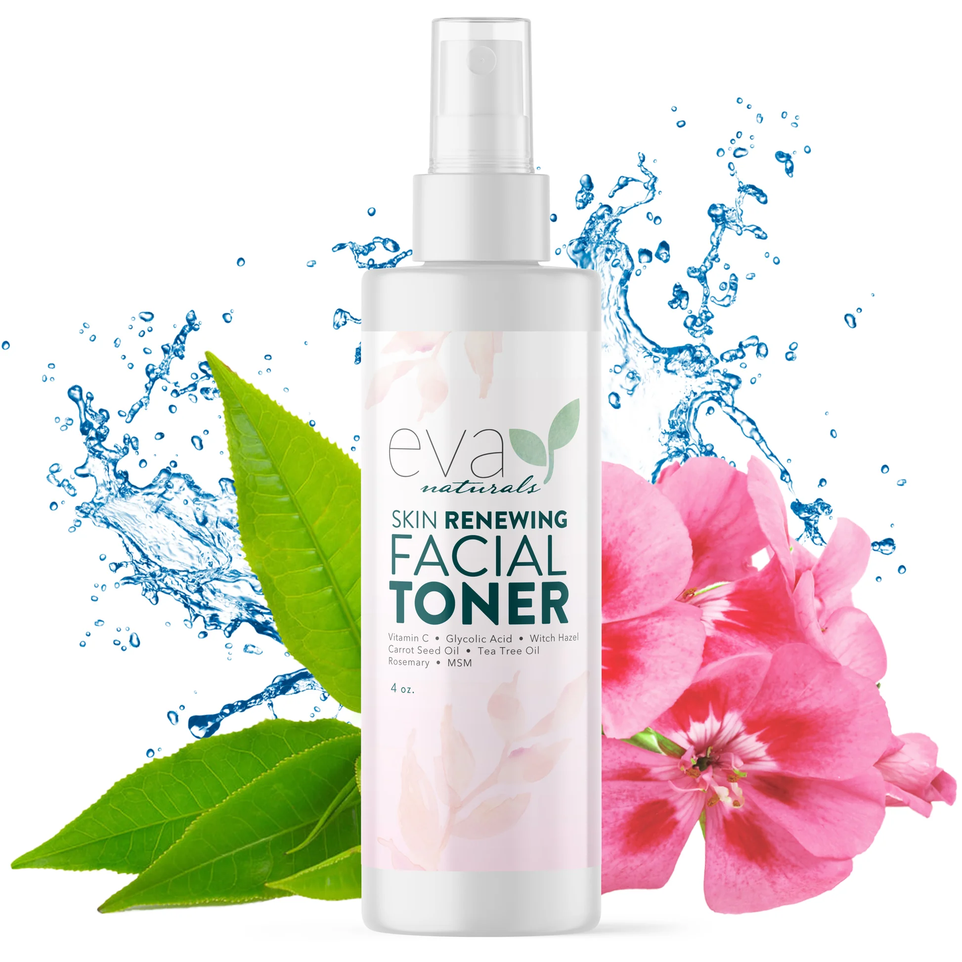 Eva Naturals Skin Renewing Facial Toner - 4oz