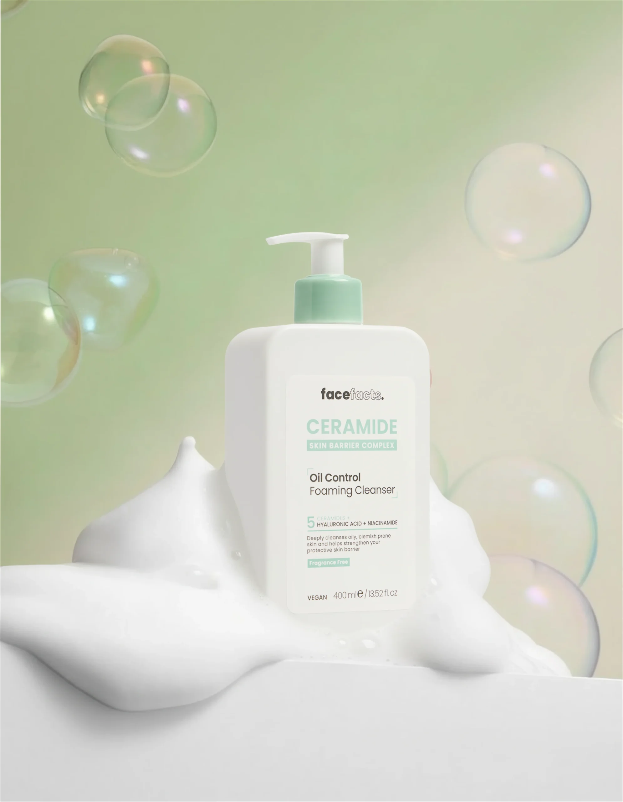 Face Facts Ceramide Oil Control Foaming Cleanser - 400ml