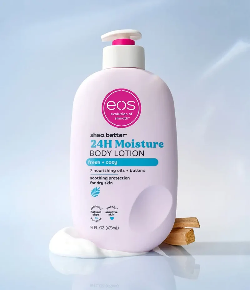 EOS Shea Butter Body Lotion Fresh & Cozy - 16oz