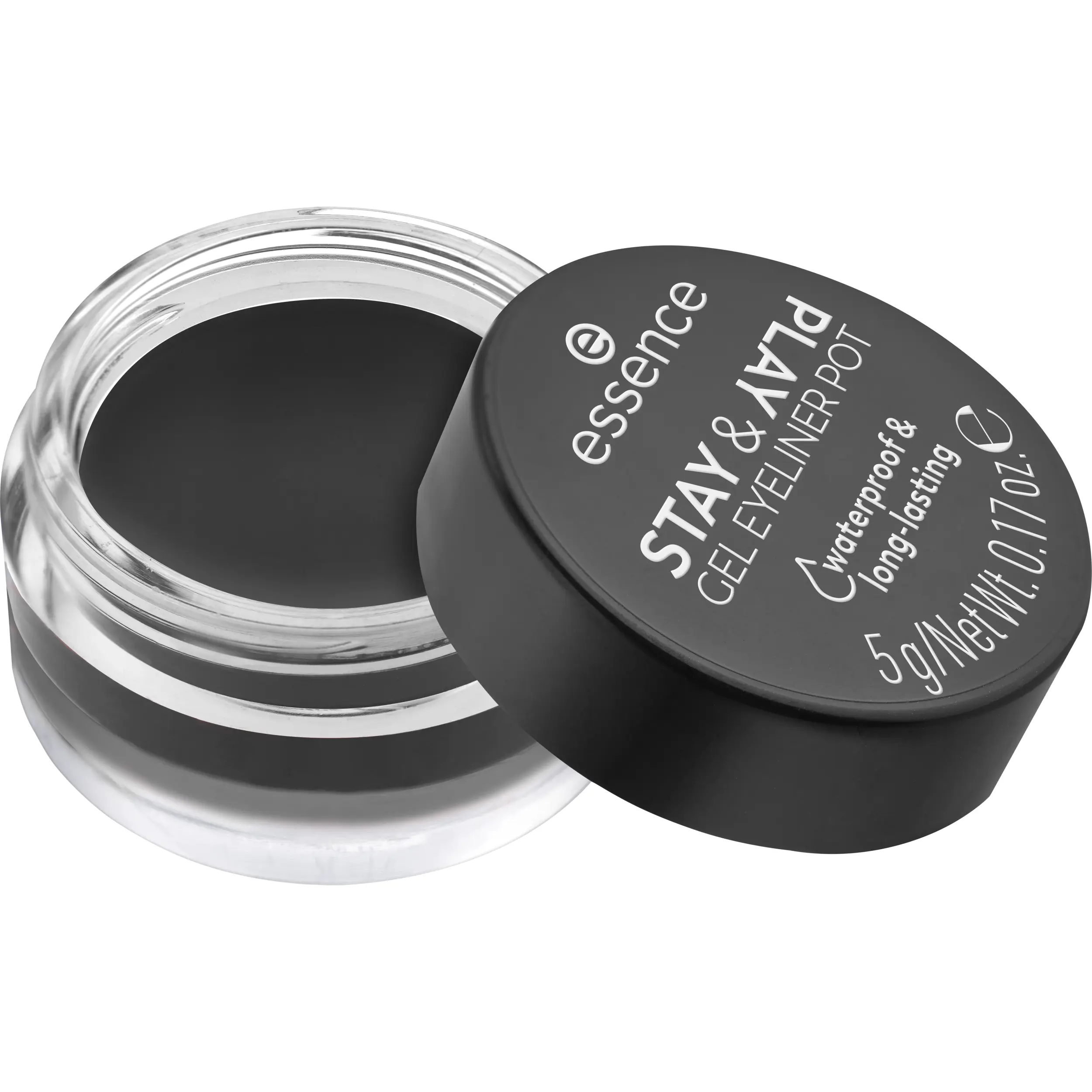 Essence Stay & Play Gel Eyeliner Pot - 01 Black