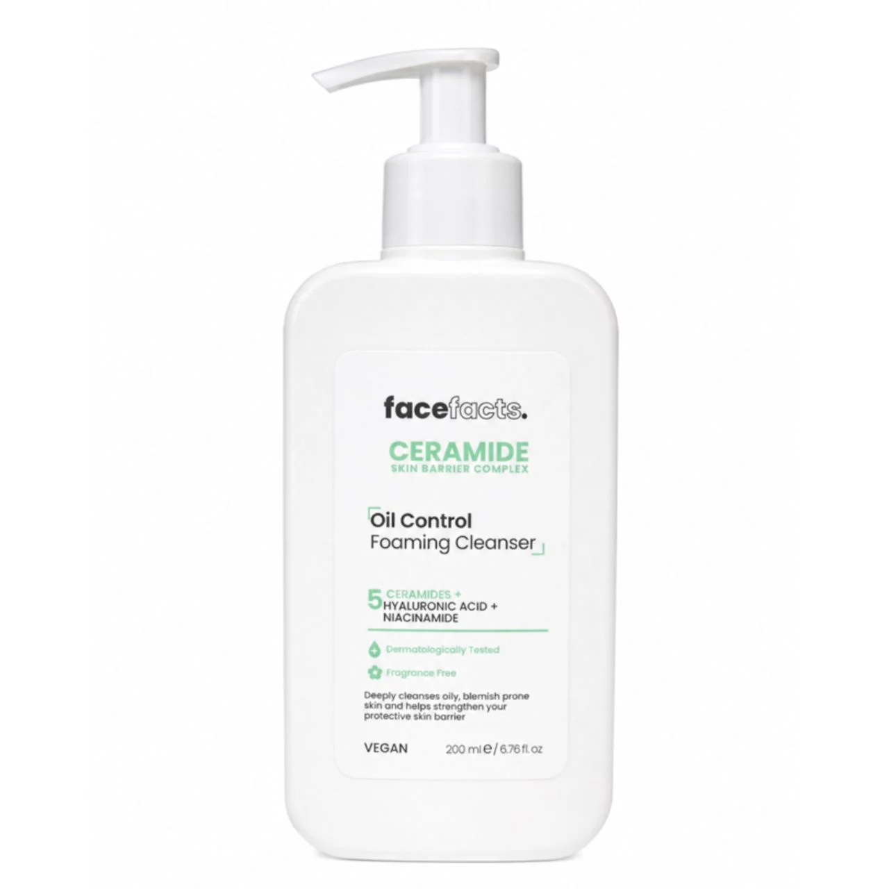 Face Facts Ceramide Oil Control Foaming Cleanser - 200ml