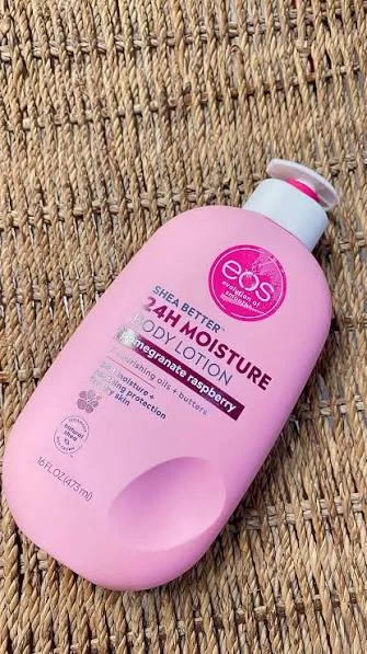 EOS Shea Better 24H Moisture Body Lotion, Pomegranate Raspberry - 16oz - Image 4