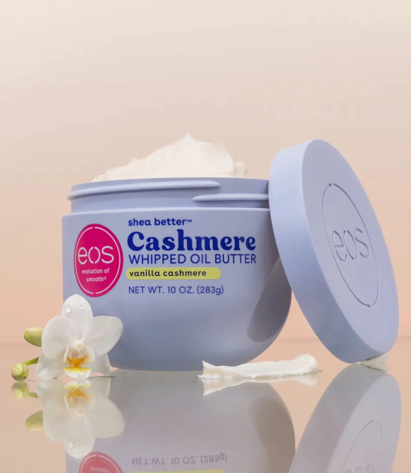 EOS Shea Better Whipped Oil Butter Vanilla Cashmere Moisturizer - 283g - Image 4